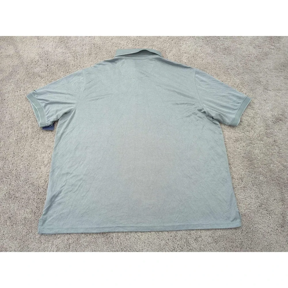 Reebok Polo Shirt Mens 4XLT TALL Gray‎ Speedwick Golf Athletic Casual - Picture 6 of 7